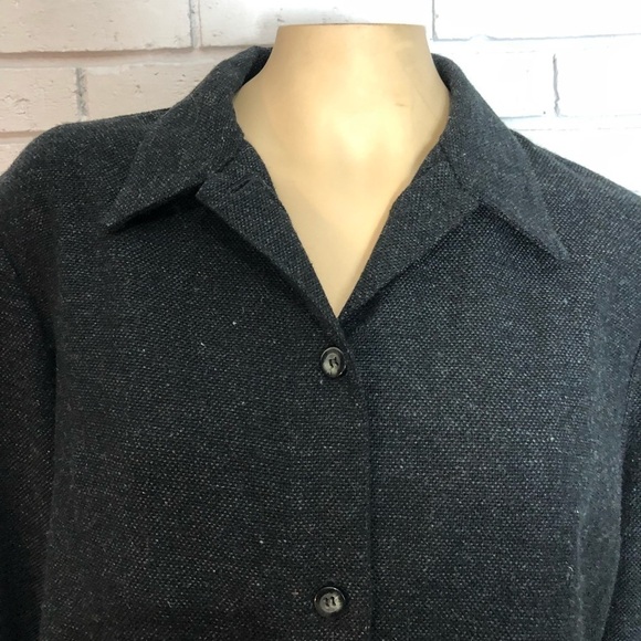 T. Garment Long Lightweight Button Down Jacket - Picture 2 of 8